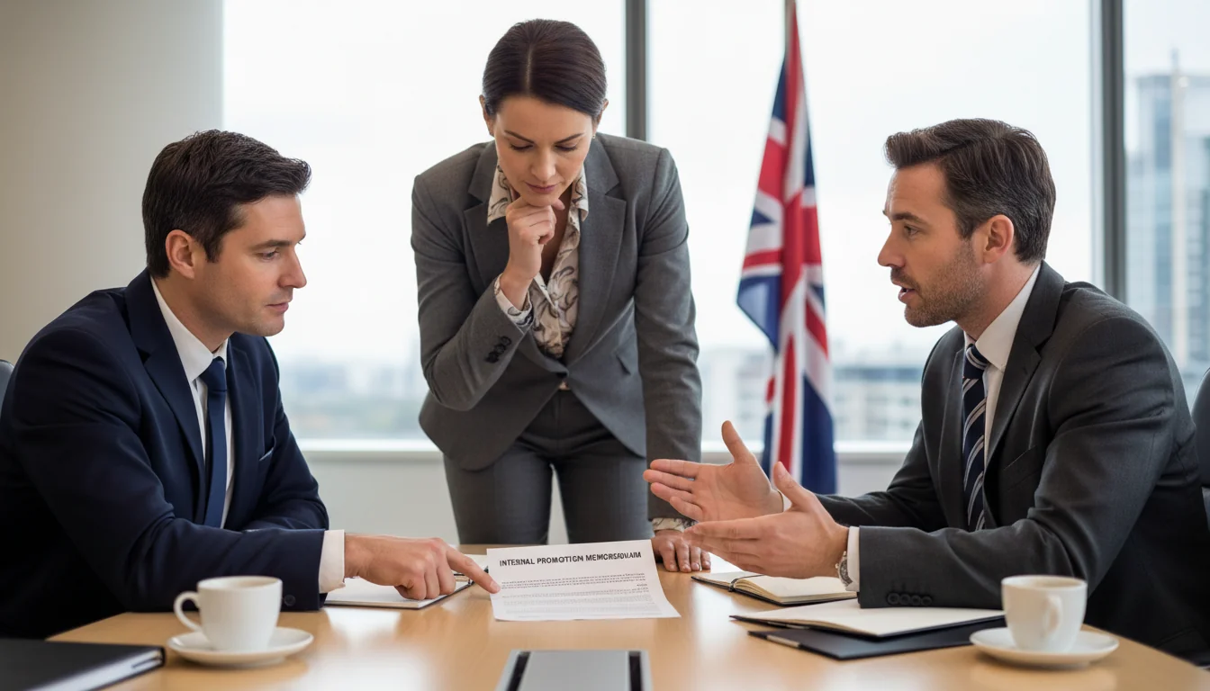 Team discussing promotion strategy