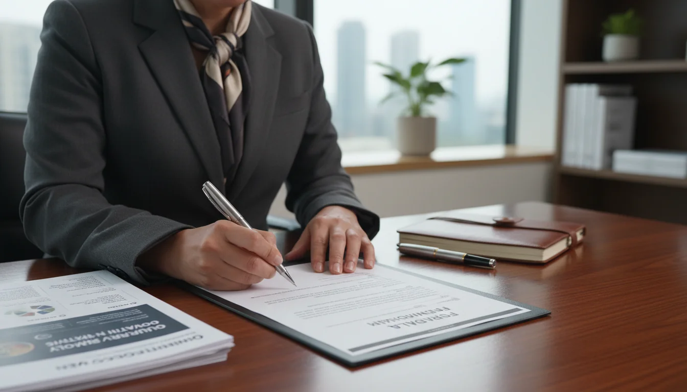 Signing promotion justification memo