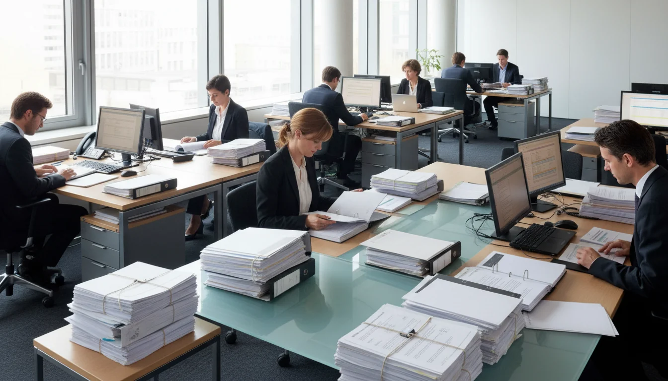 Belgian corporate office workspace