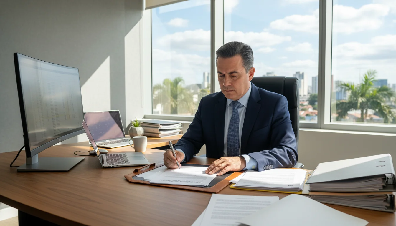 Professional signing promotion document