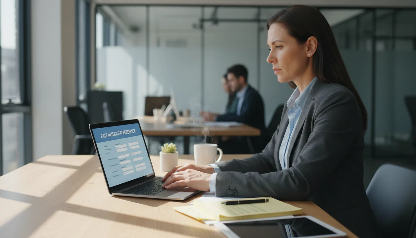 Professional designing exit interview form