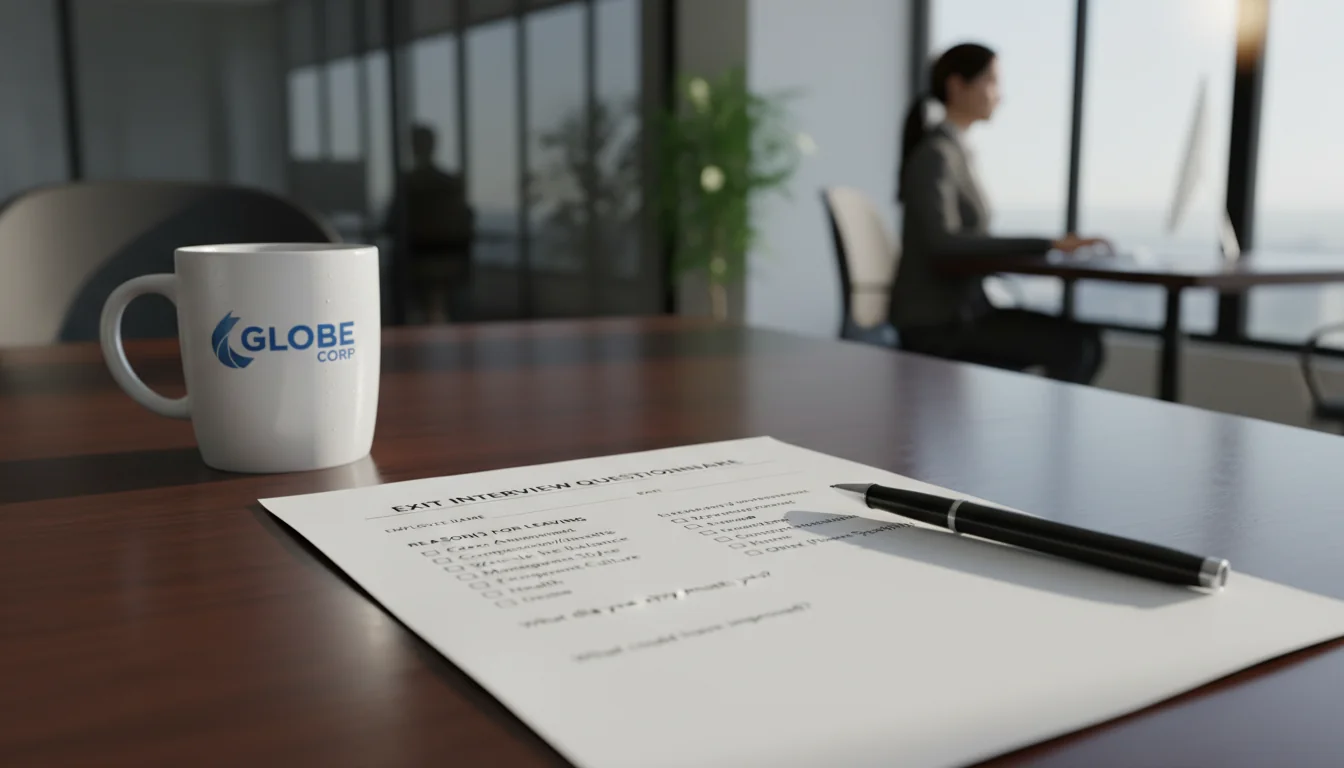 Sample exit questionnaire form