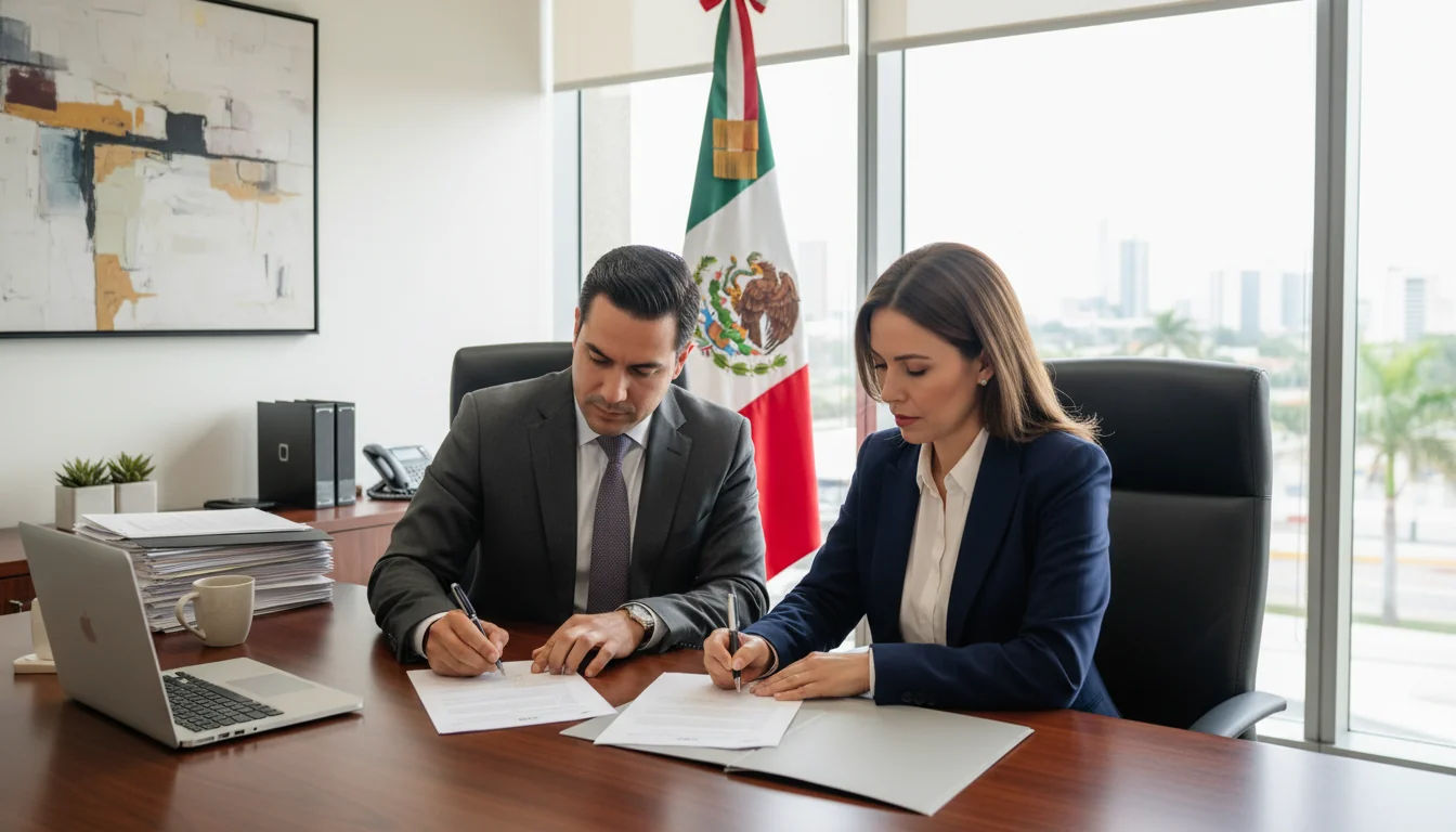 Mexican corporate document signing