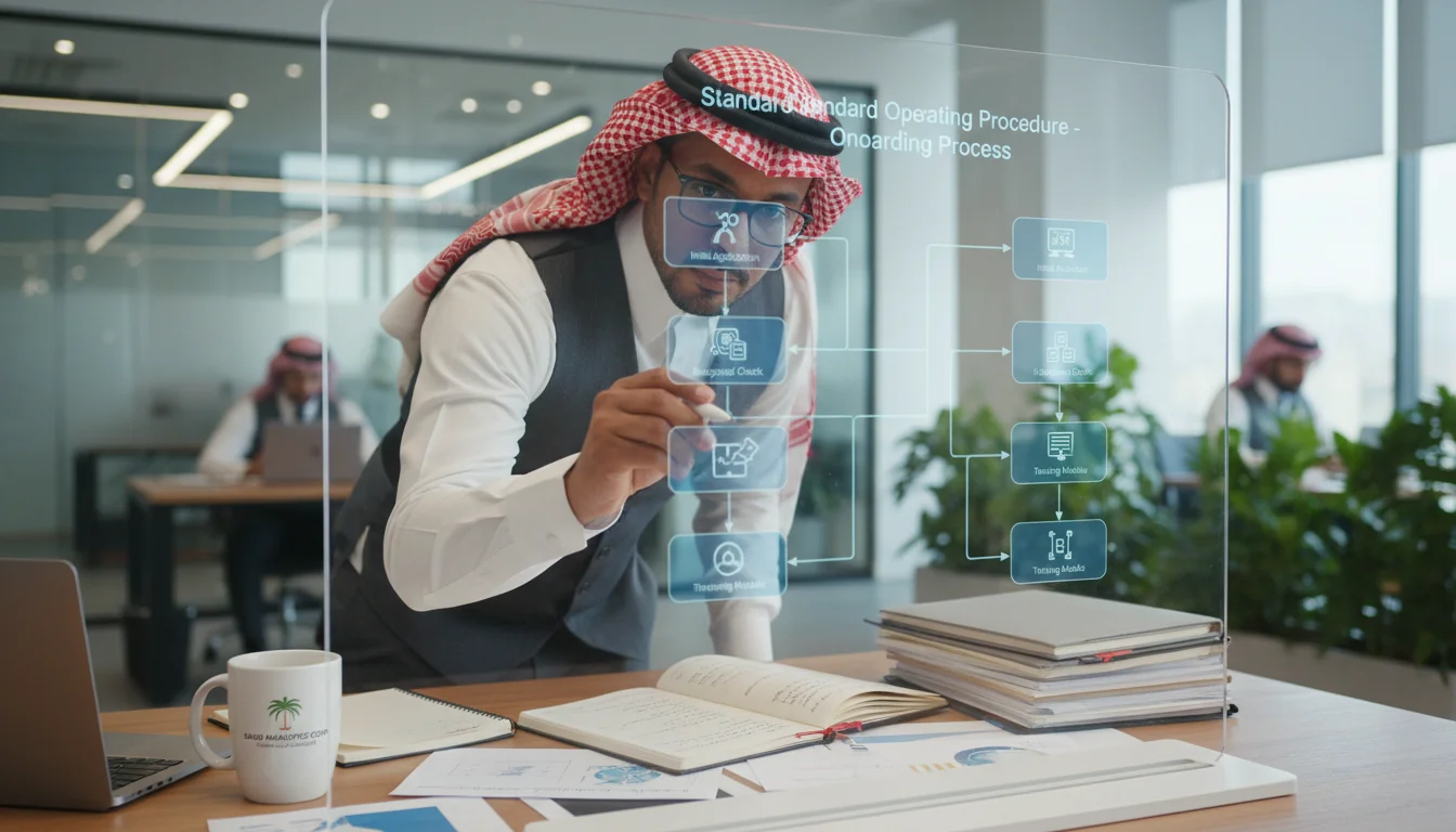 Documenting SOP steps flowchart