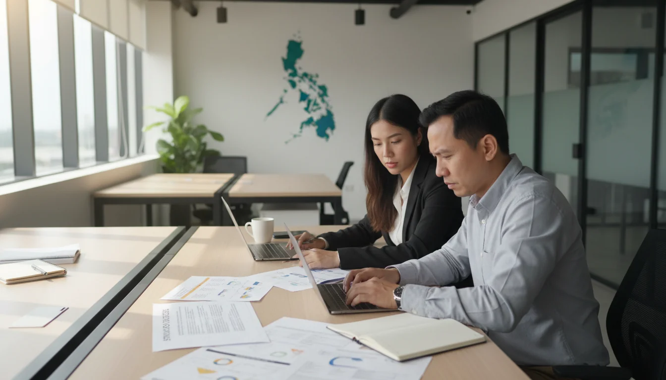 Professionals drafting SOP document