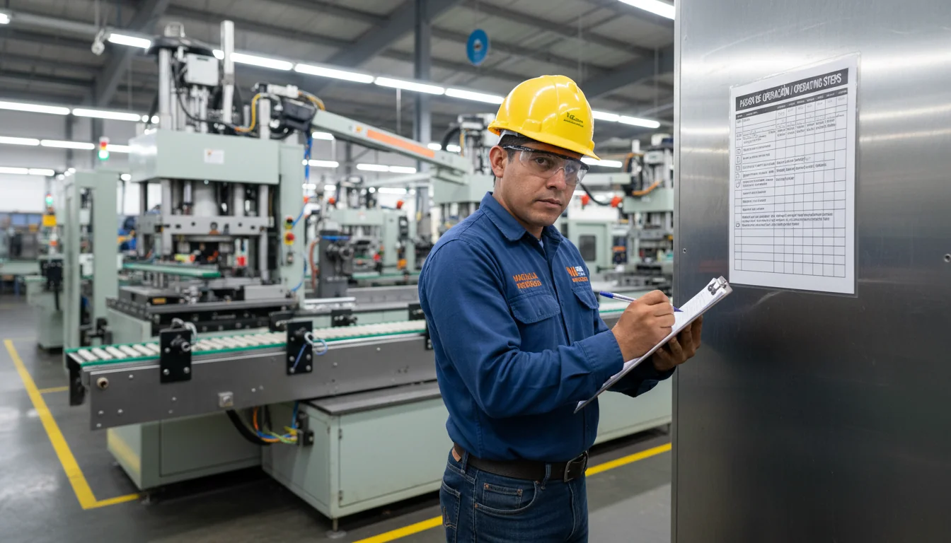 Implementing standard procedure in workplace