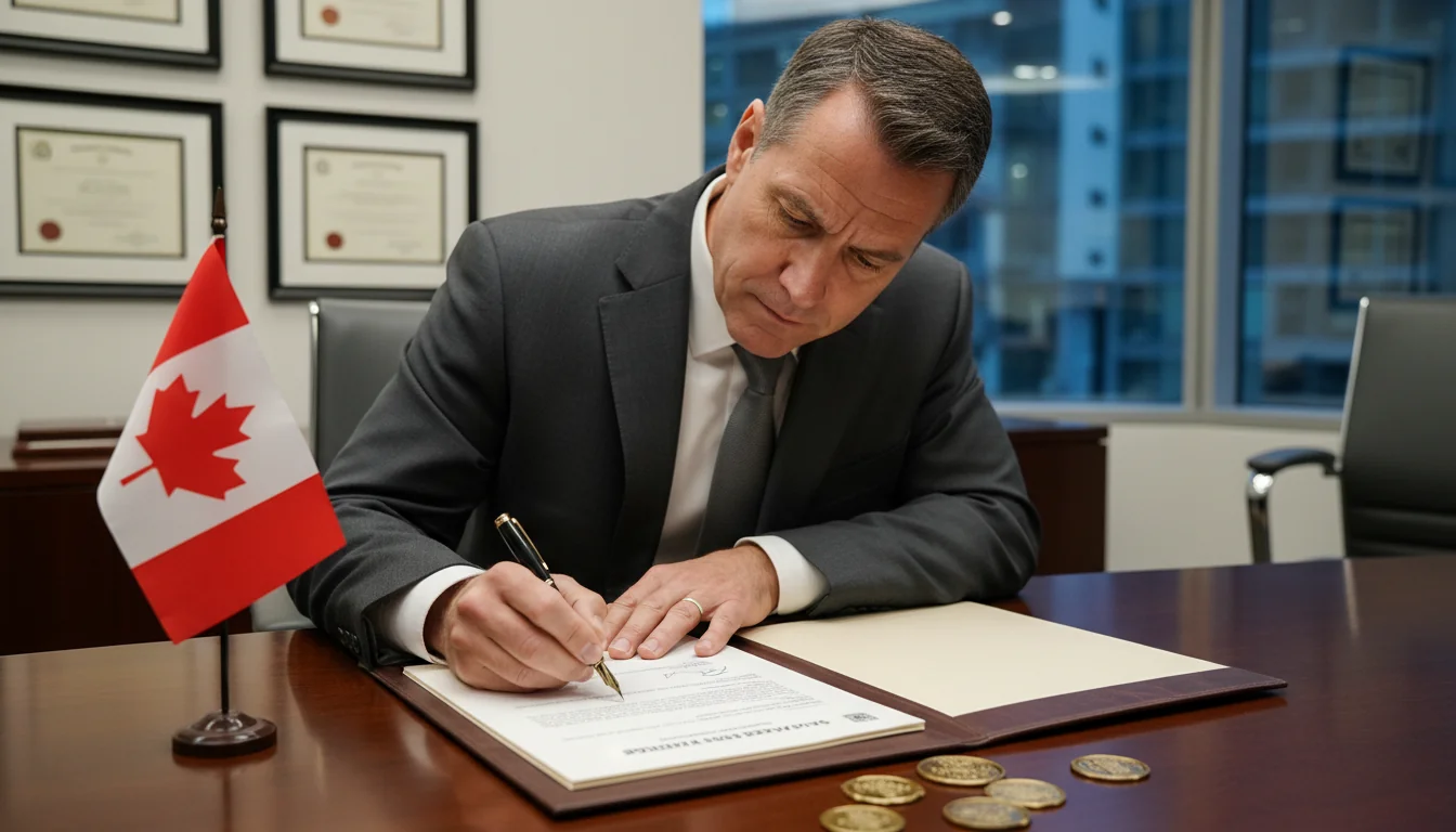 Signing formal corporate procedure