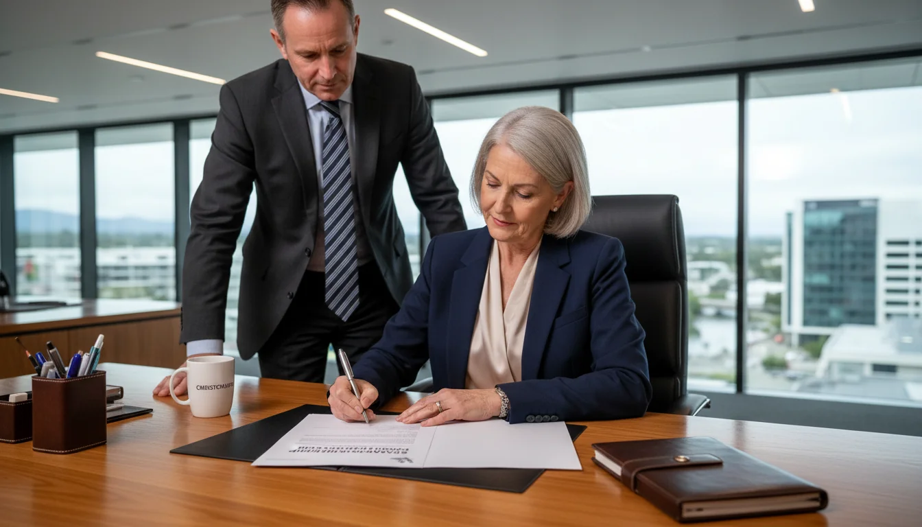 Signing New Zealand SOP agreement