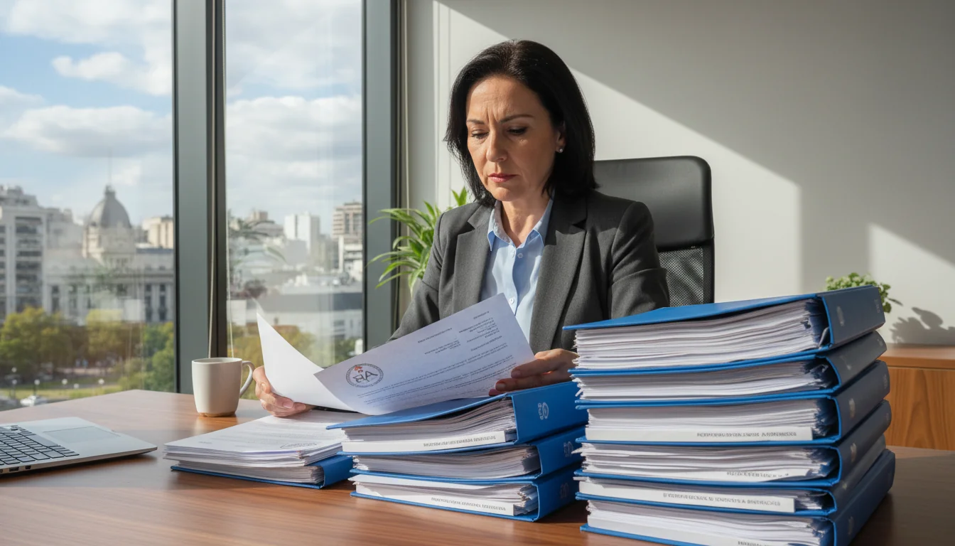 Professional reviewing standard procedure documents