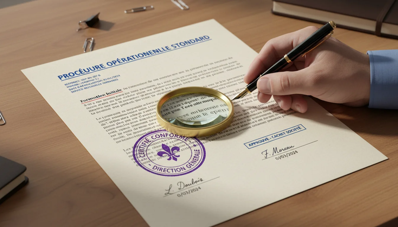 French legal document close-up