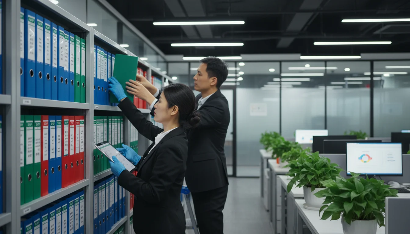 Organized filing of business procedures