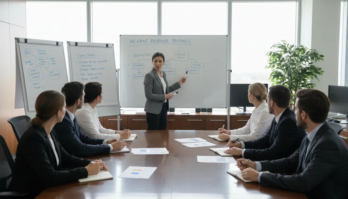 Training session on incident protocols