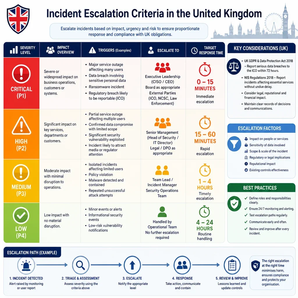 Incident Escalation Criteria Dataset