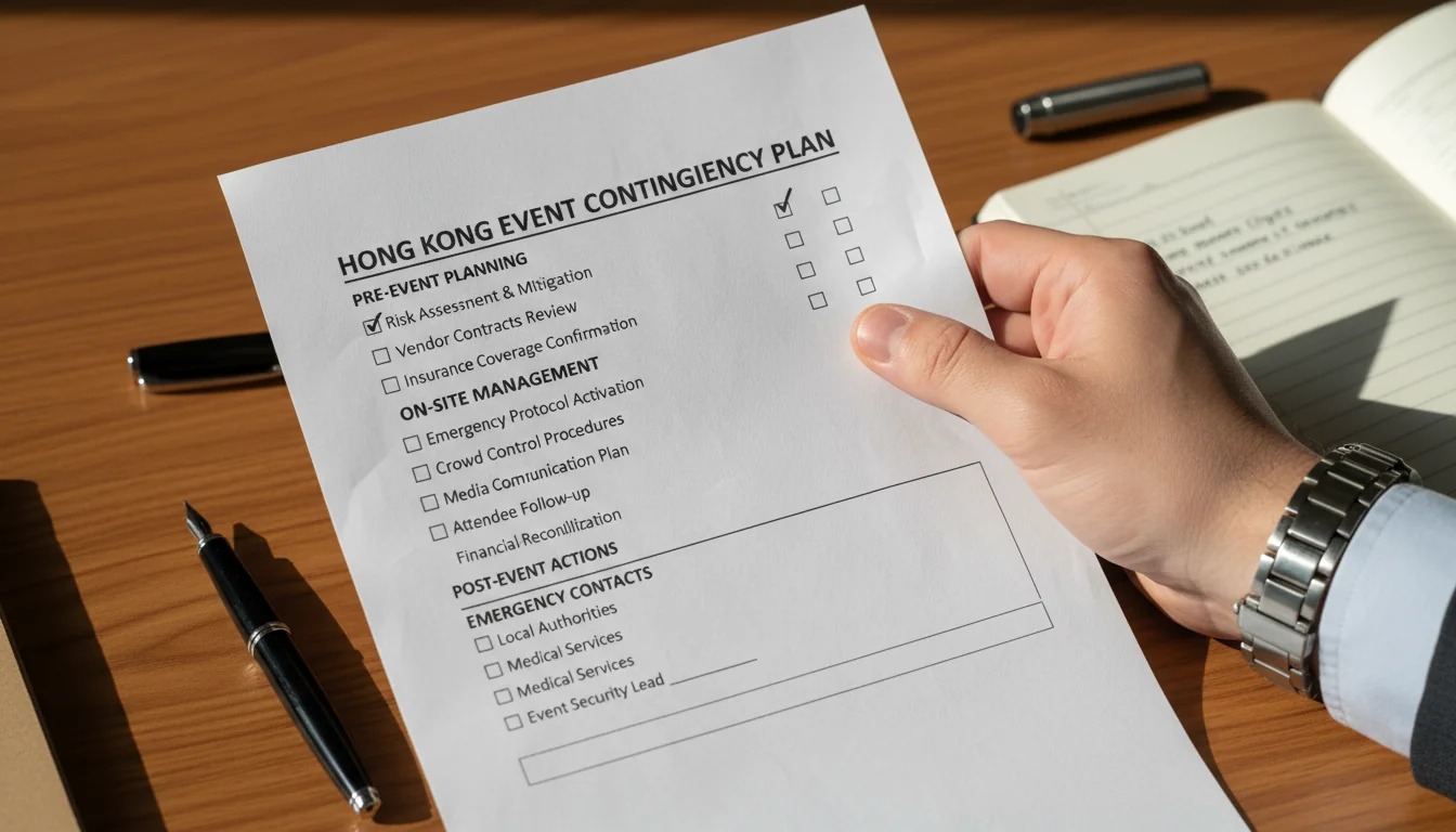 Checklist for effective response plan.