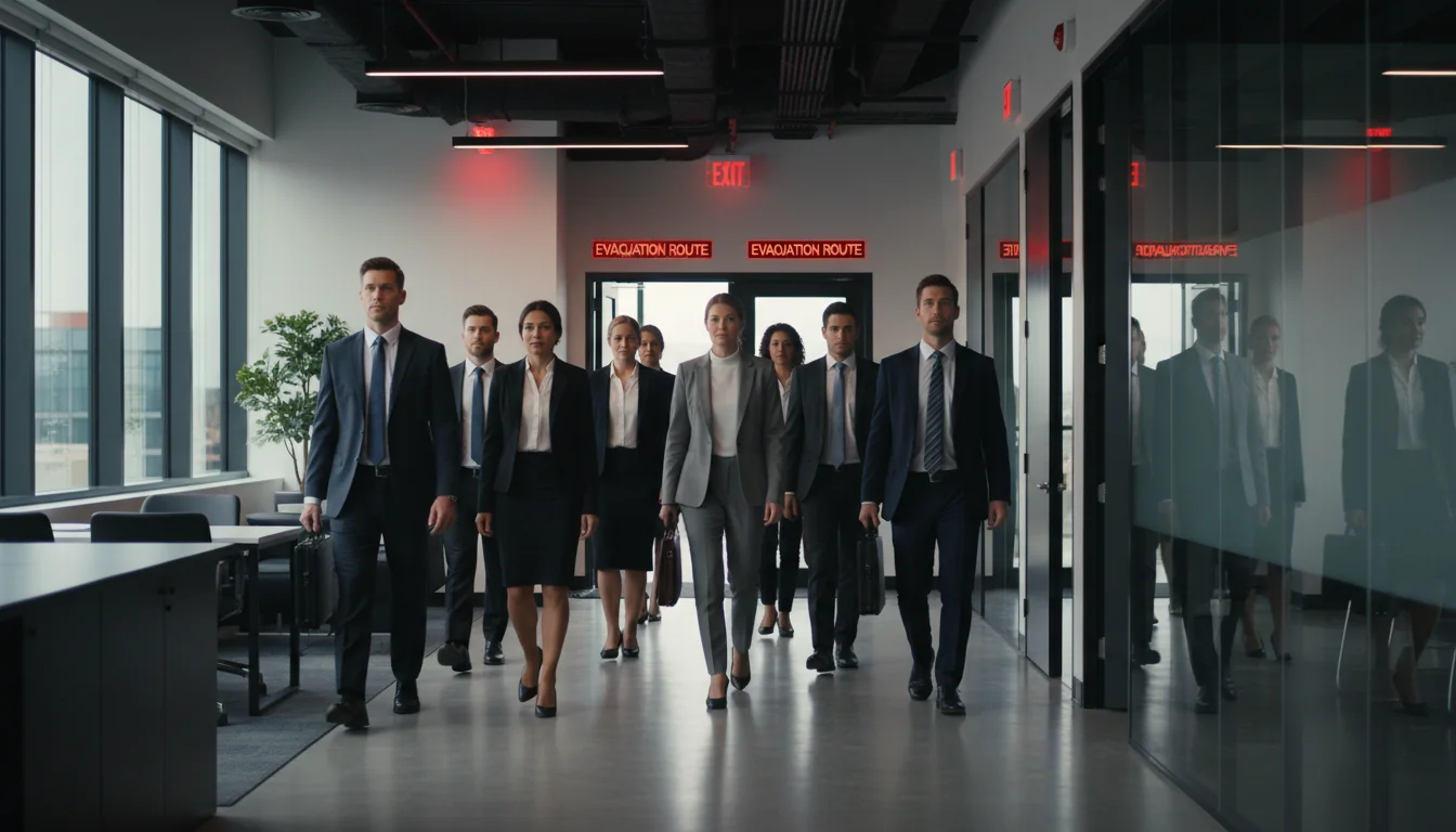 Simulating emergency evacuation drill