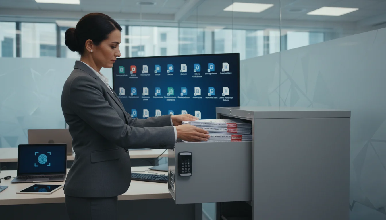 Secure filing of UAE business contingency documents