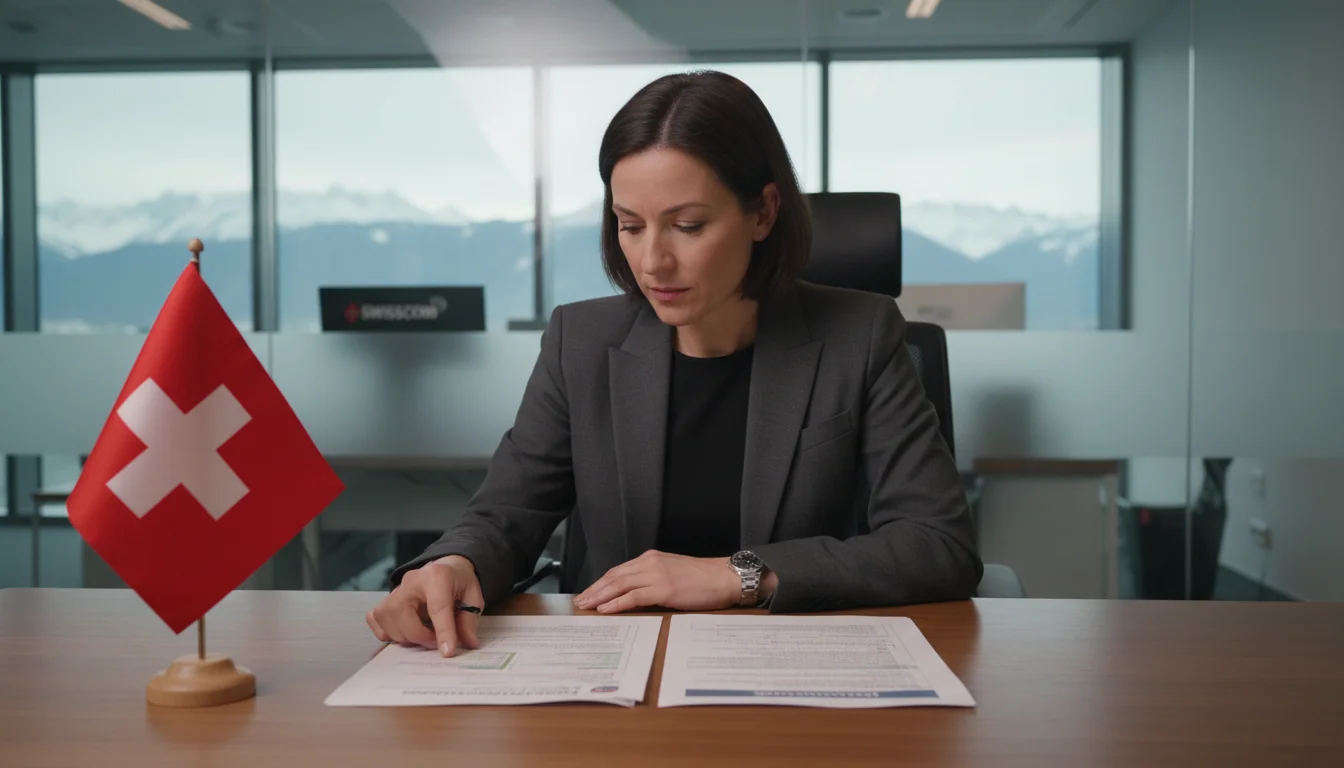 Swiss corporate emergency plan document.