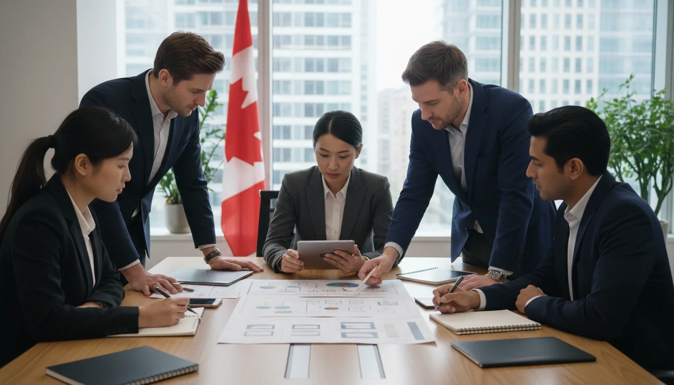 Team reviewing incident response plan