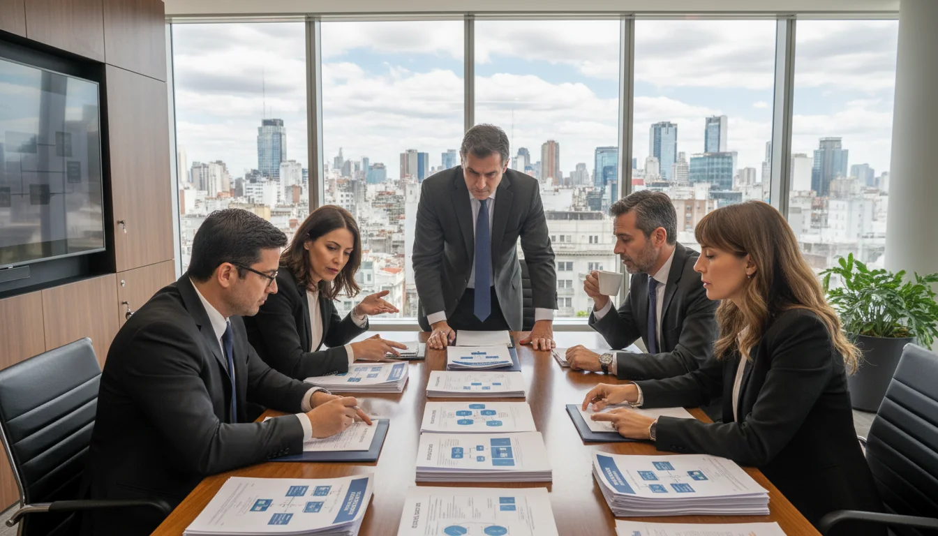 Argentine corporate office workspace