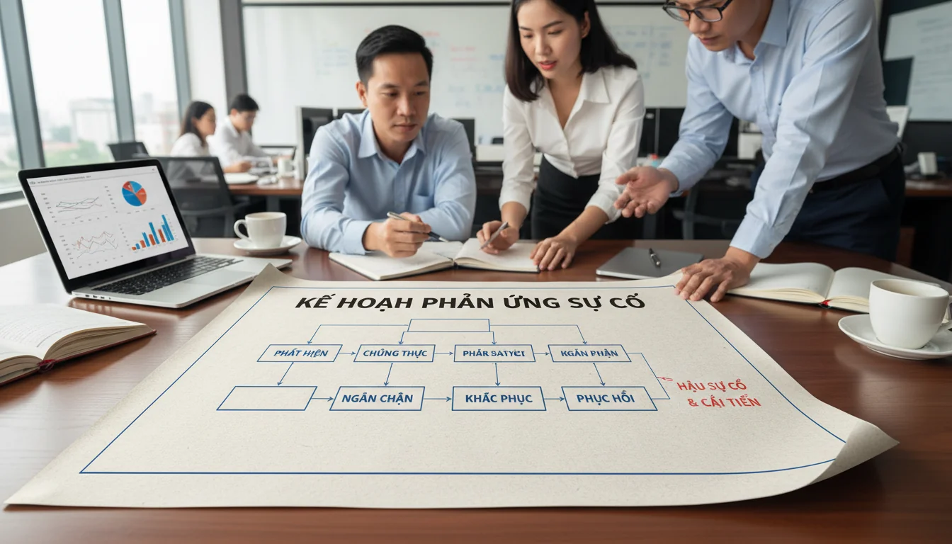 Emergency response flowchart for incidents