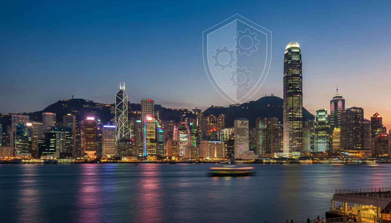 Hong Kong skyline symbolizing business resilience.