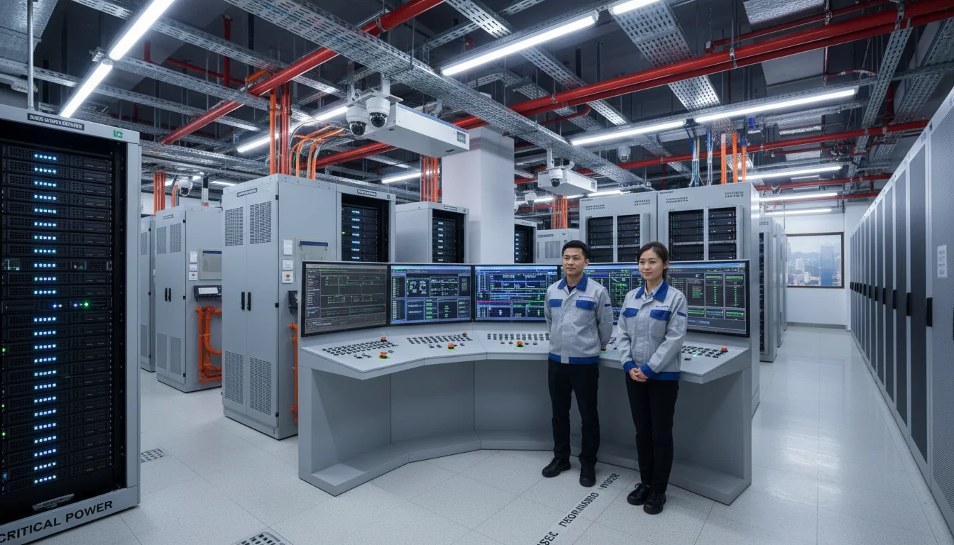 Data center with recovery safeguards.