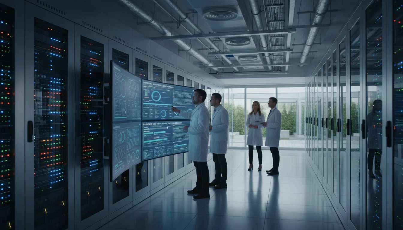 Secure data backup in server room