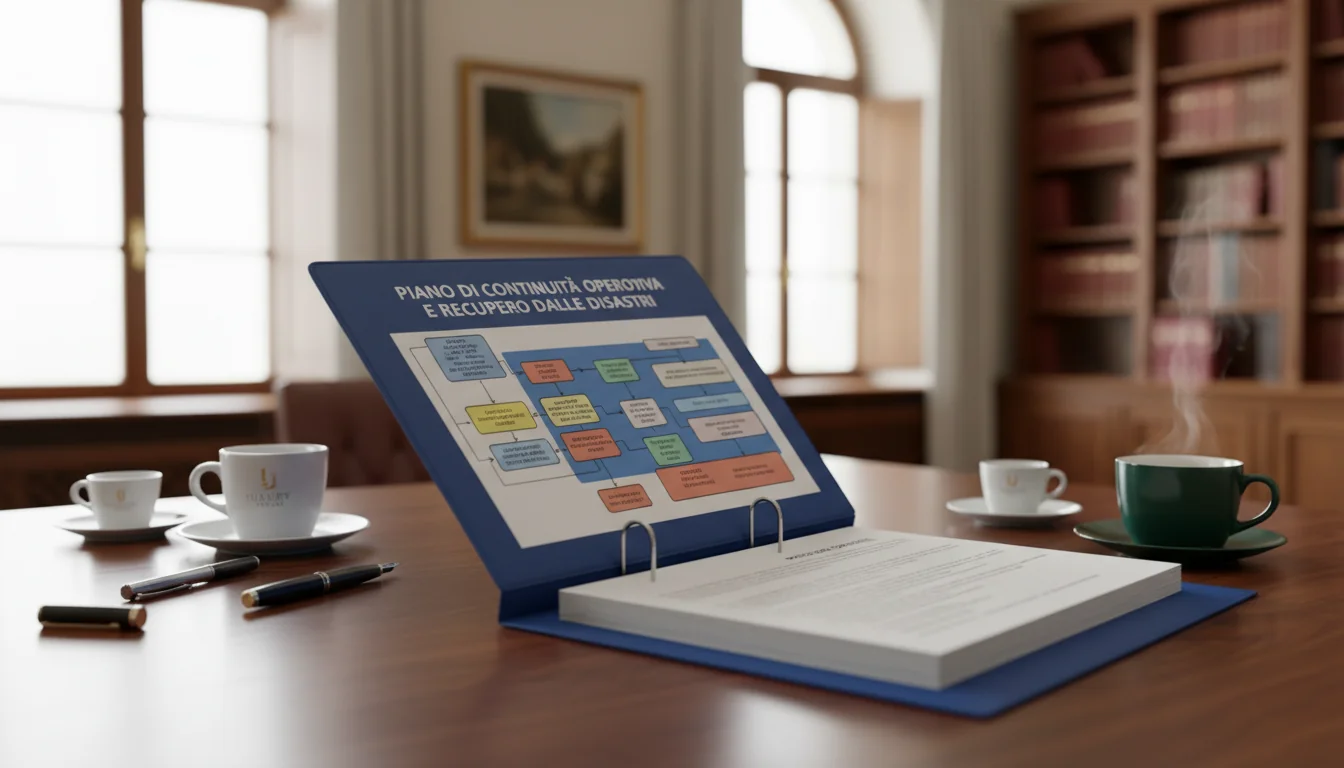 Italian business continuity flowchart document