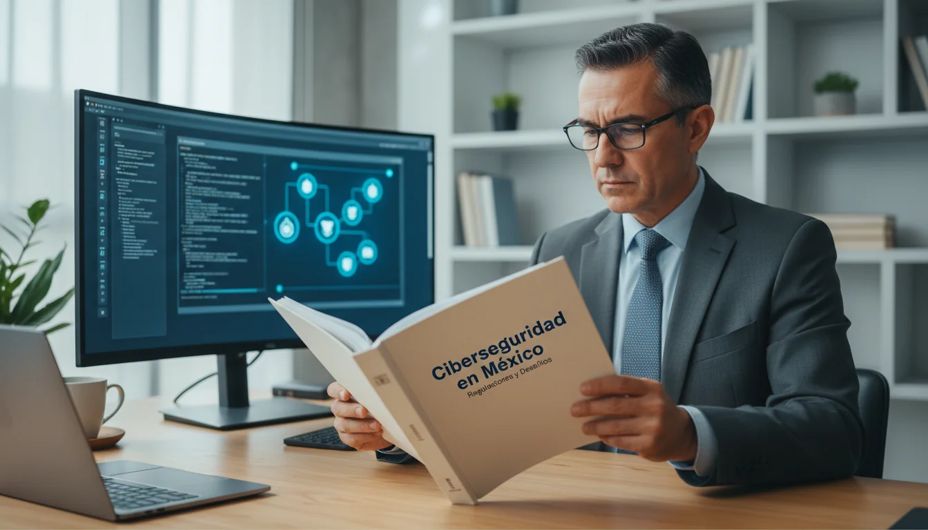 Professional reviewing cyber laws