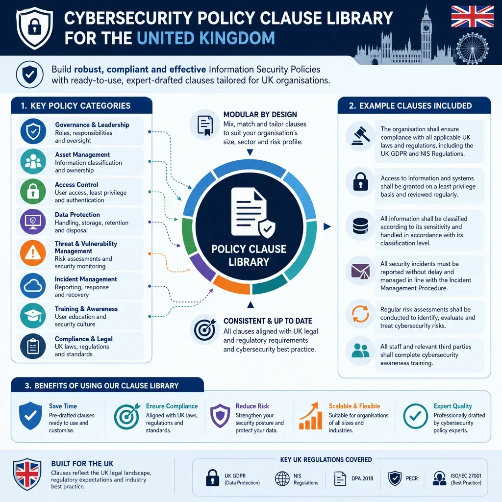 Cybersecurity Policy Clause Library