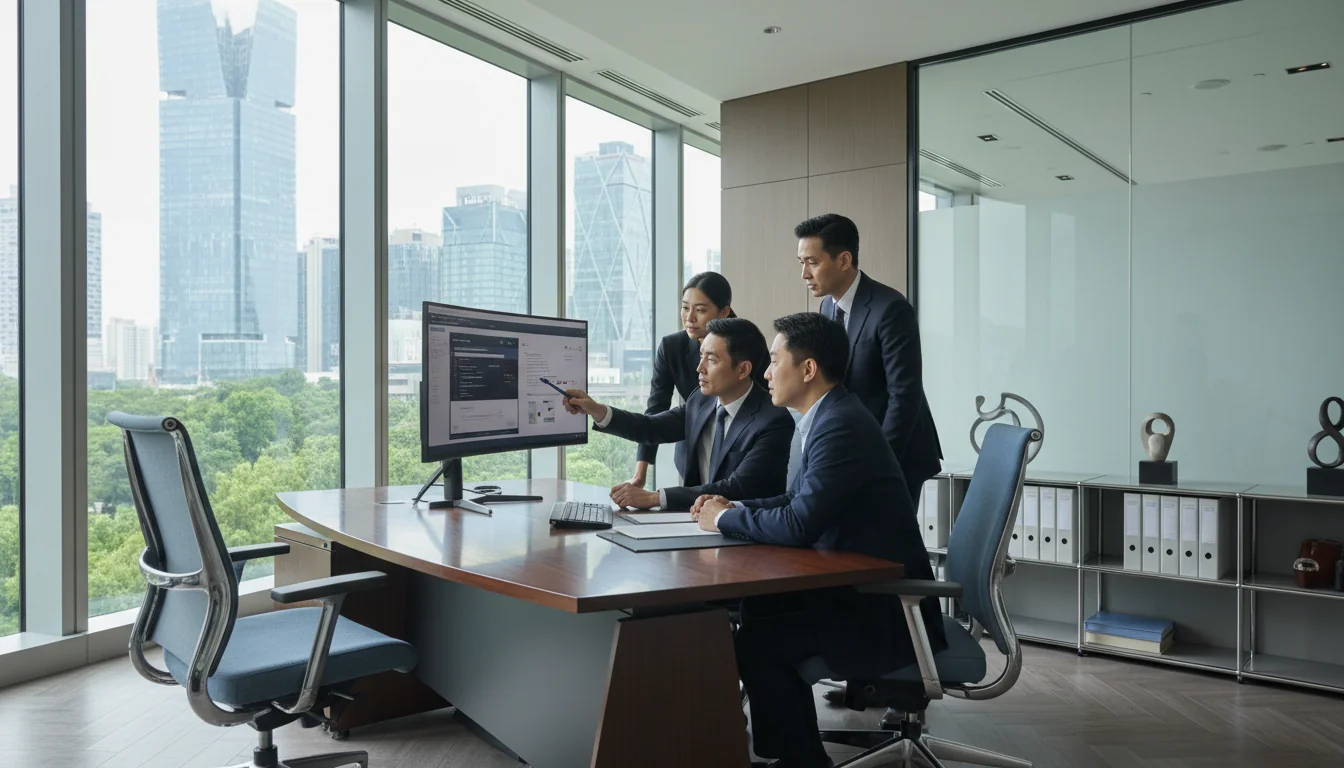 Secure corporate documents in office