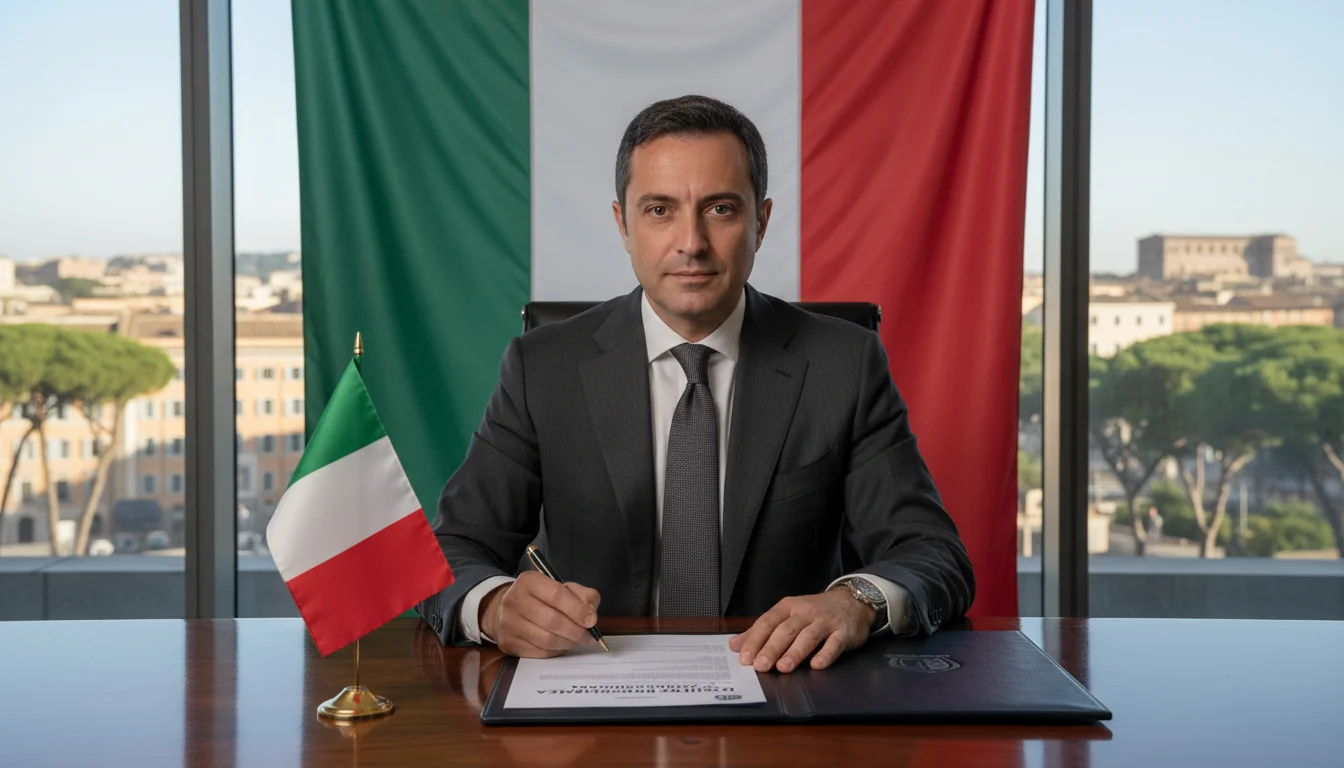 Italian corporate cybersecurity policy signing