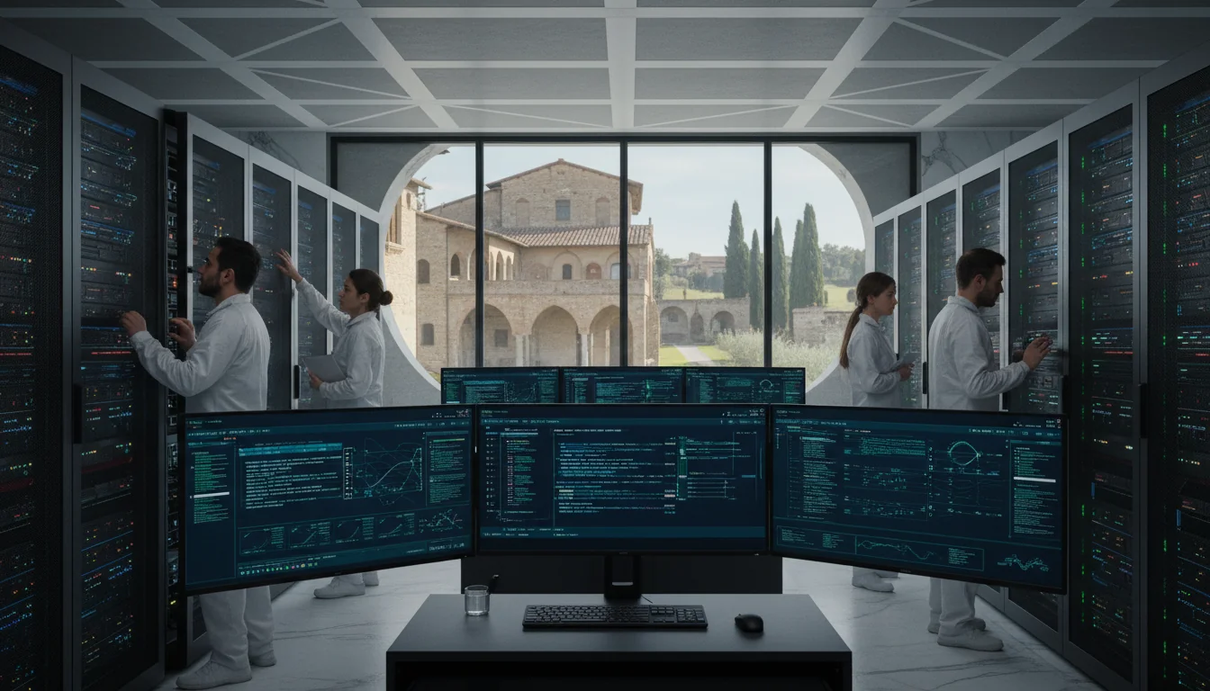 Secure data center in Italy