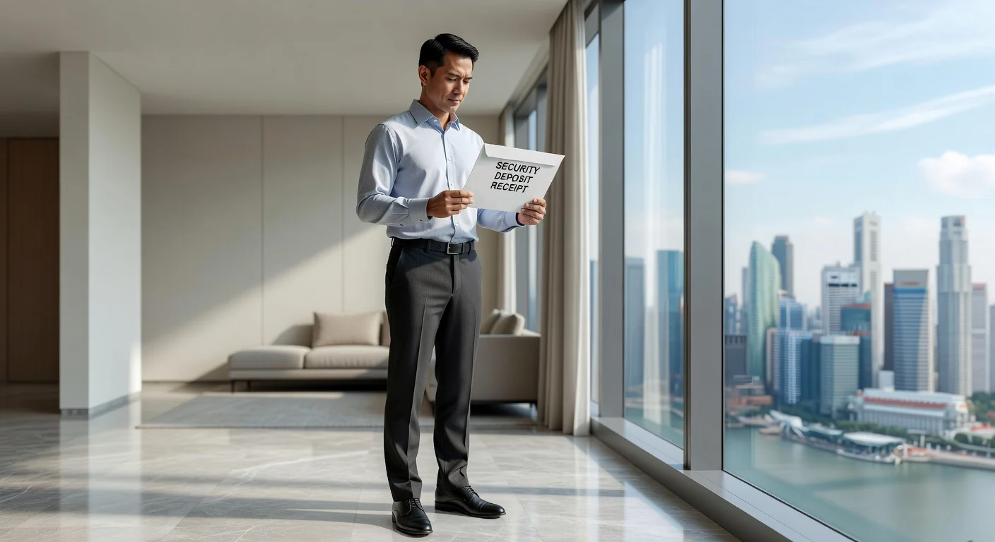 Secure envelope with deposit receipt.