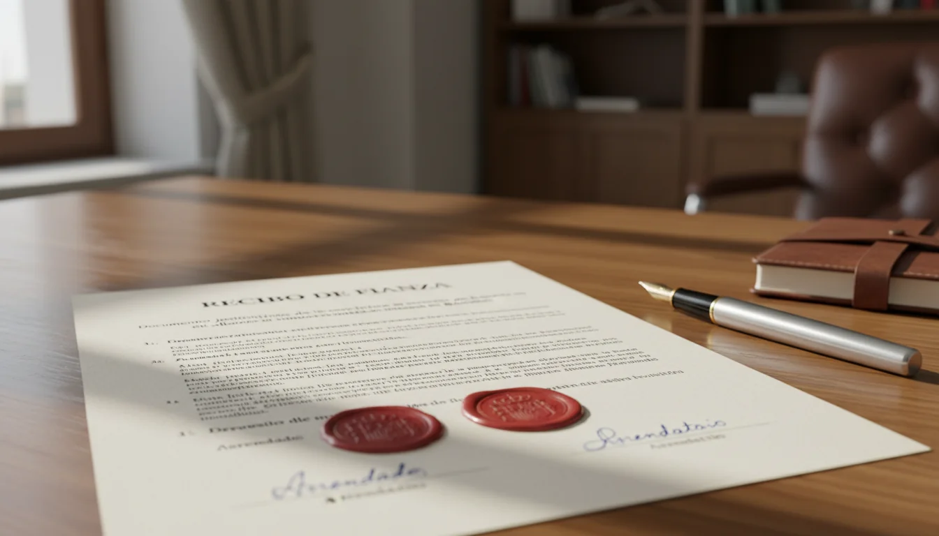 Spanish legal document close-up