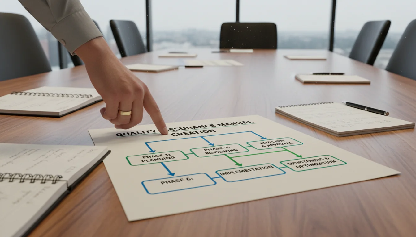 Step-by-step process flowchart illustration.