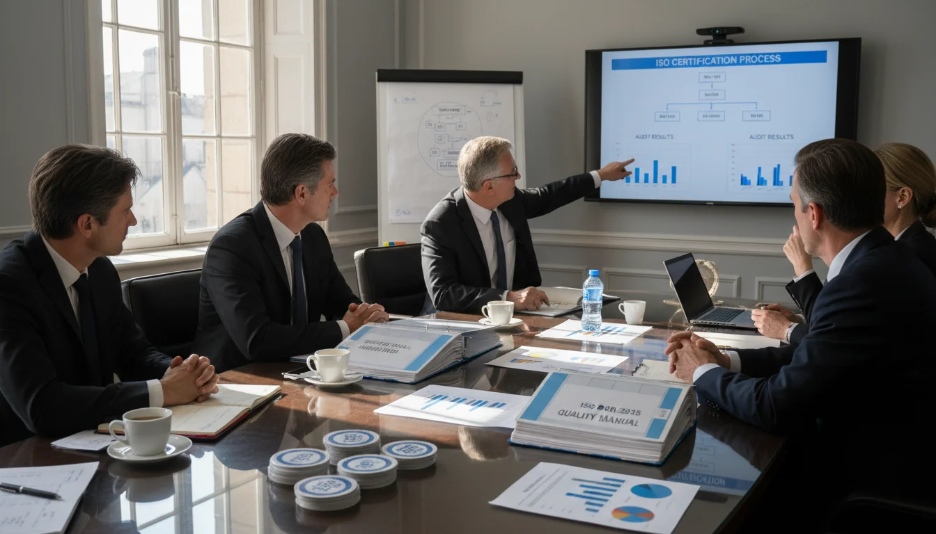 ISO certification quality audit meeting