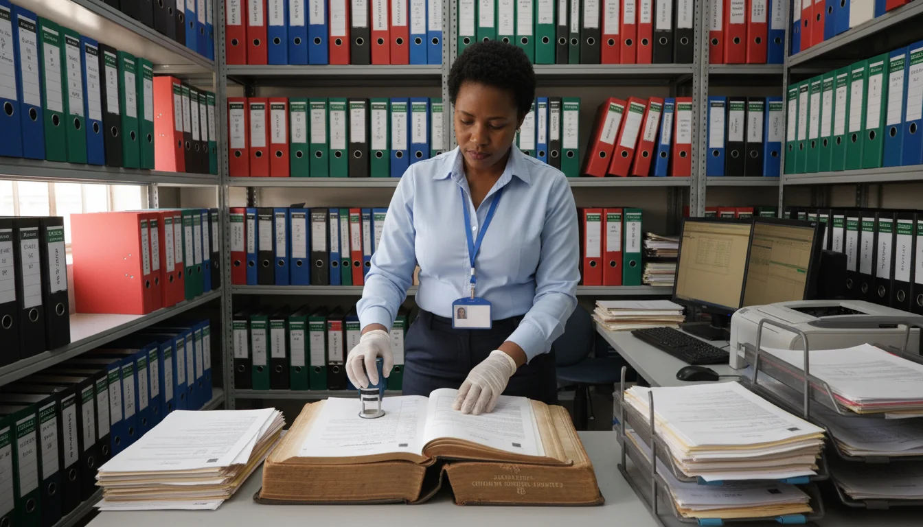 Document control process in action