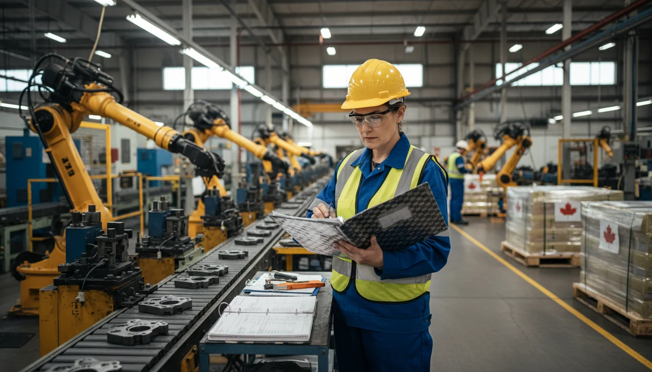 Quality assurance checklist in action.