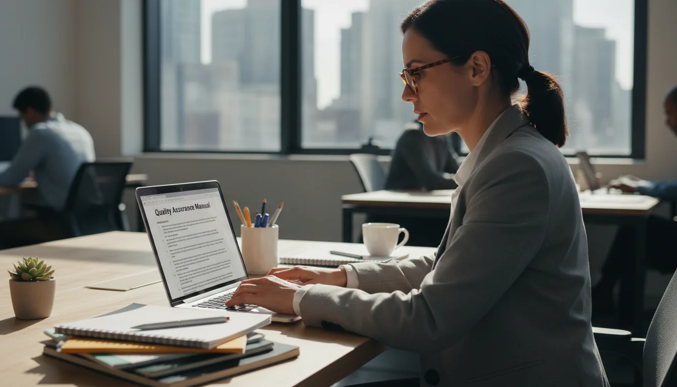 Professional writing quality manual