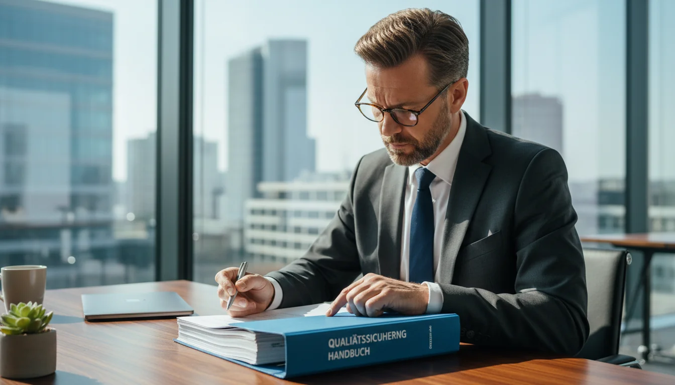 Professional reviewing quality manual