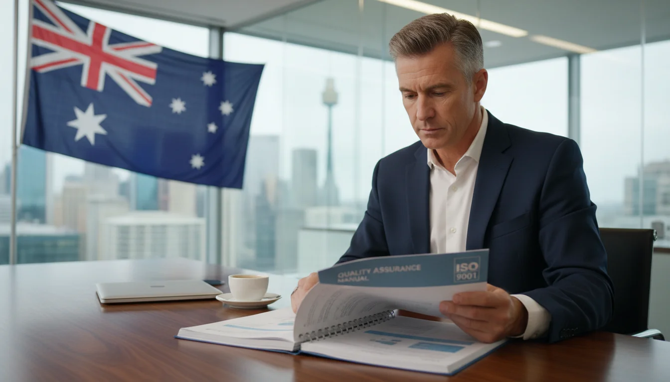 Professional reviewing QA manual