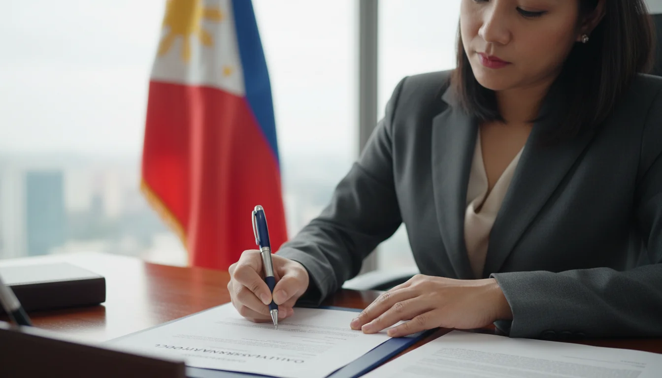 Signing quality assurance agreement