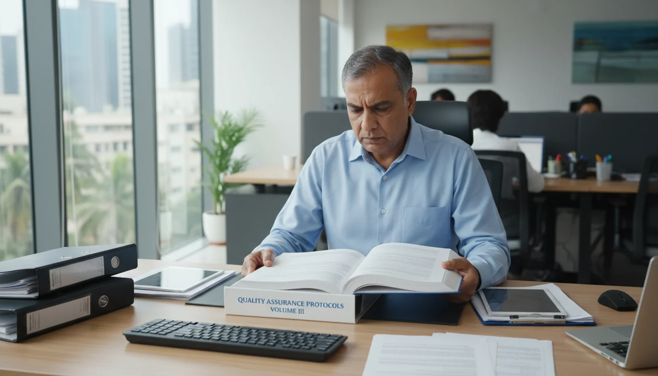 Professional reviewing quality assurance manual