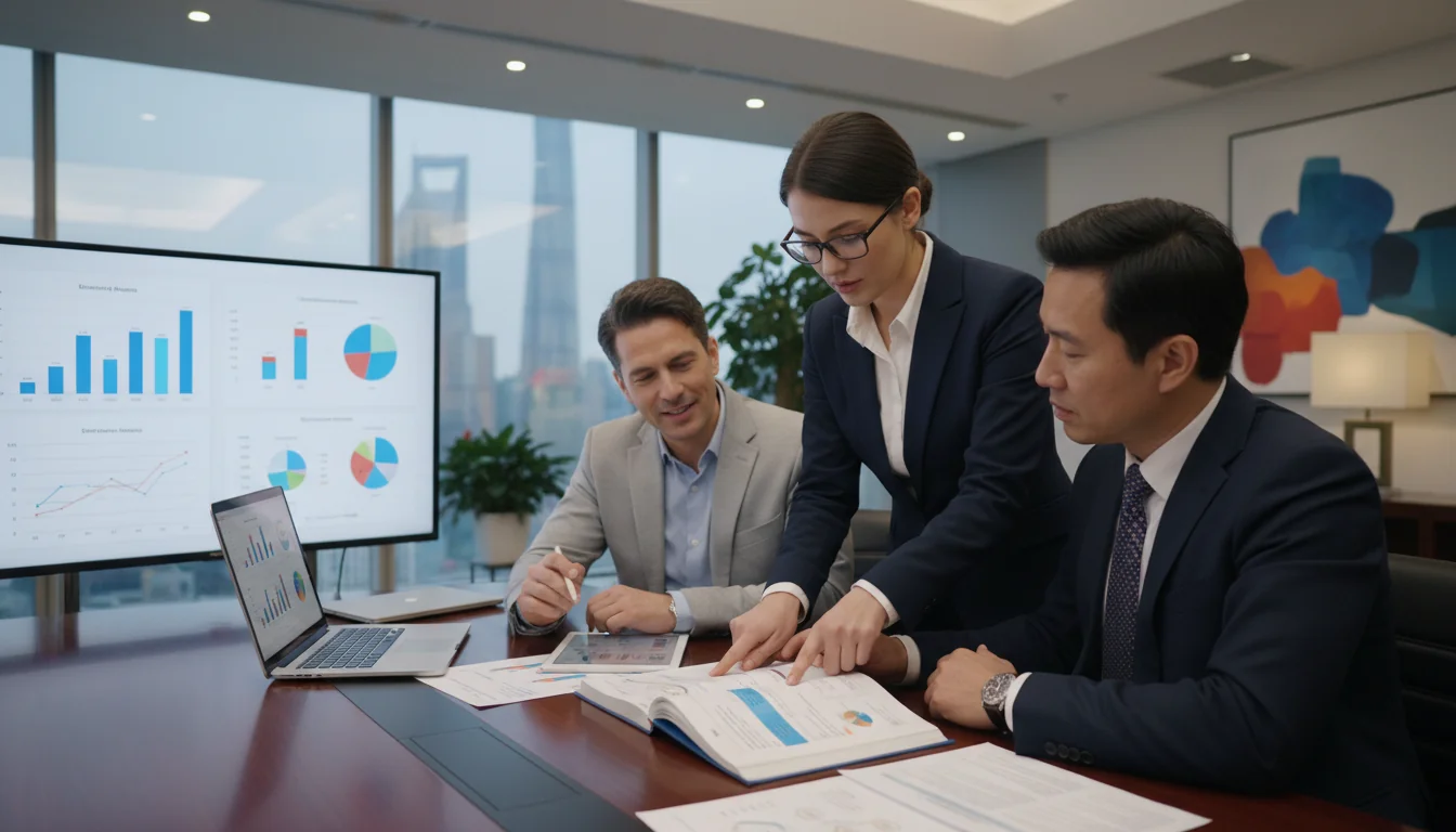 Team discussing quality guidelines