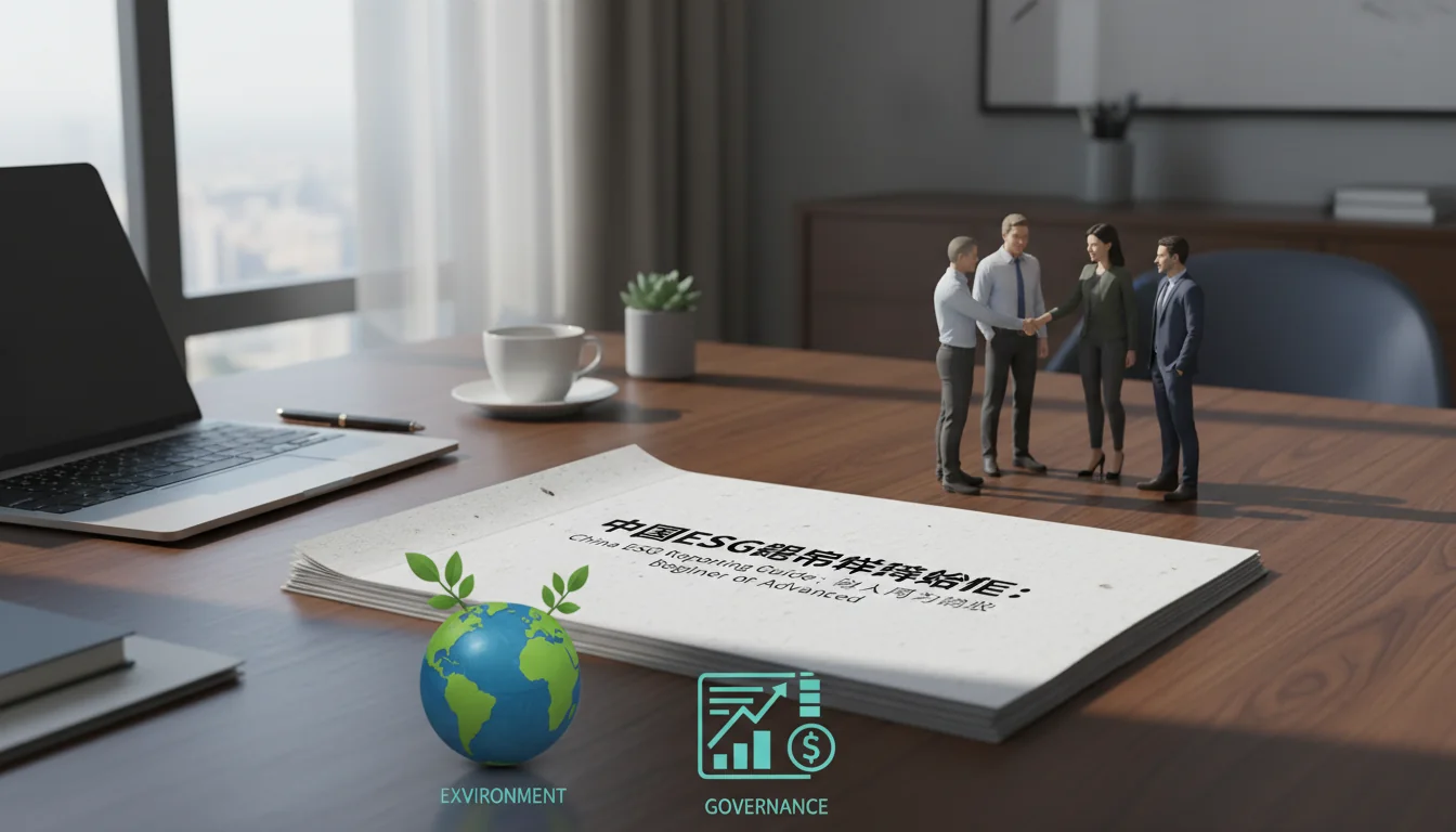 ESG report writing guide cover