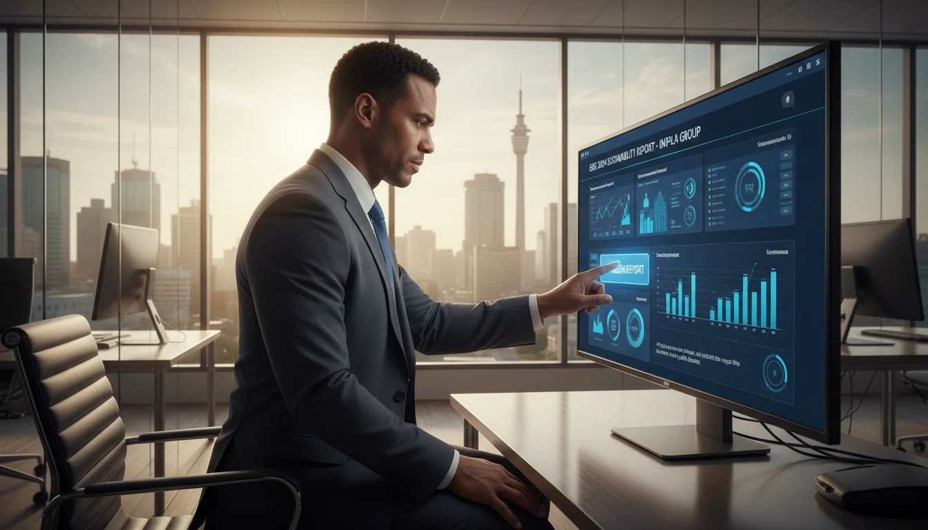 Publishing ESG report online.