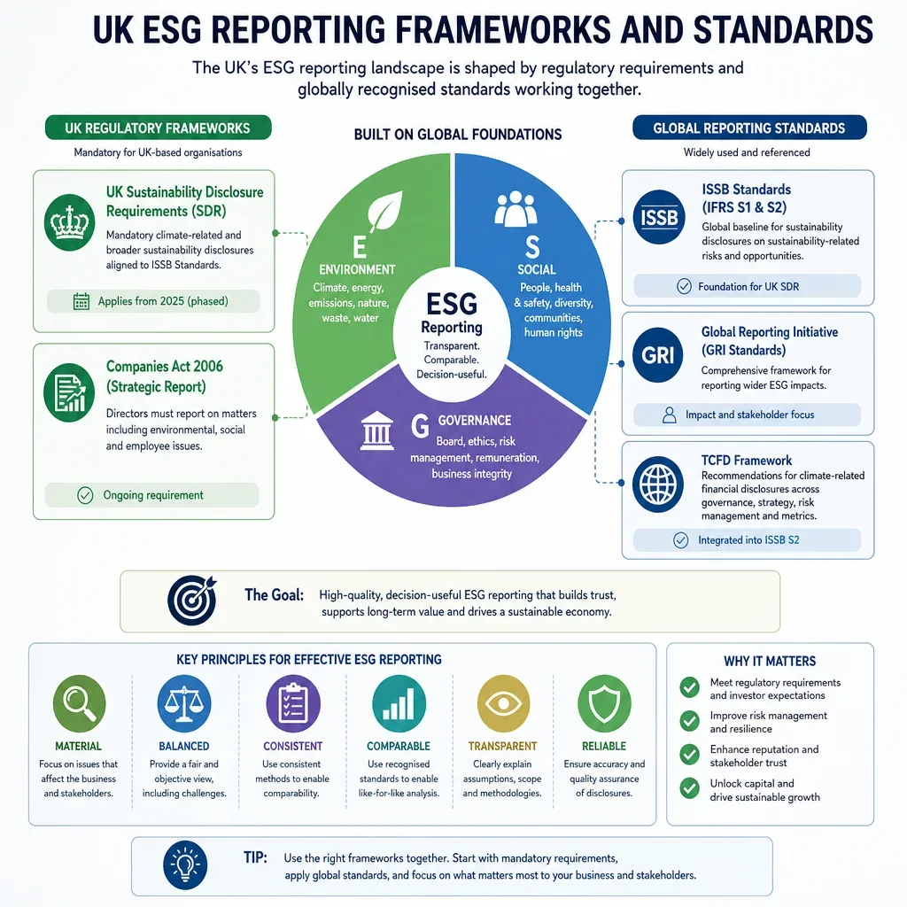 UK ESG Reporting Frameworks and Standards