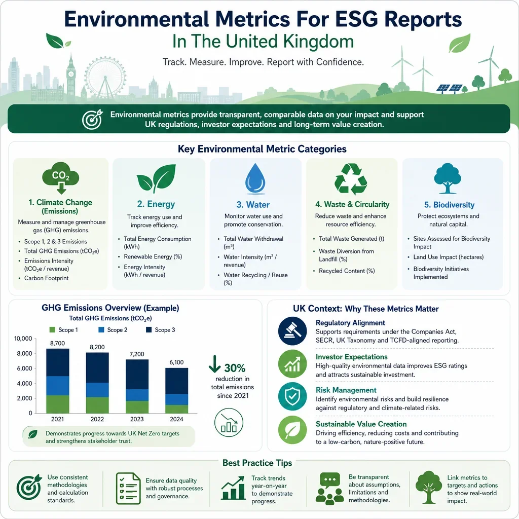 Environmental Metrics for ESG Reports