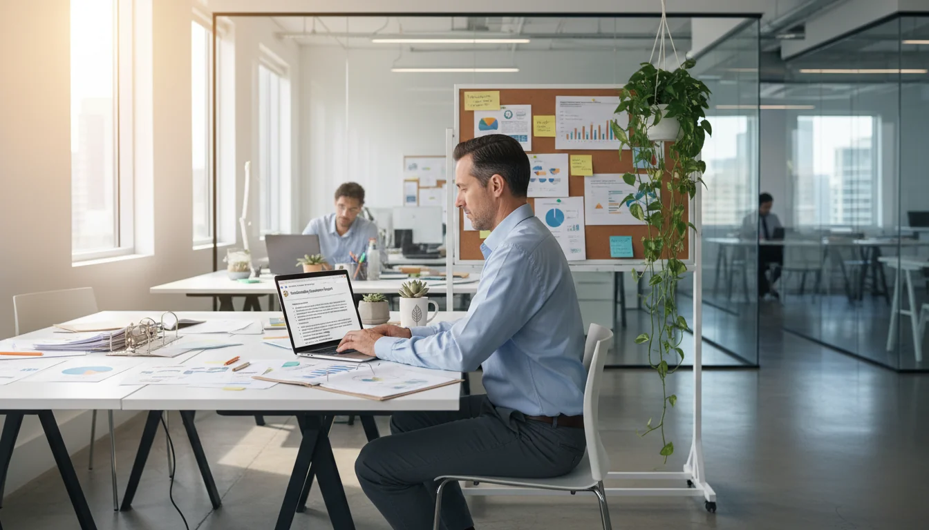 Steps in report writing process.